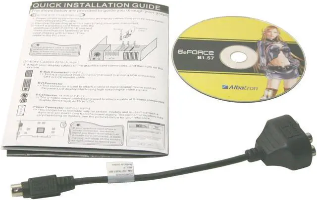 Alt view image 4 of 5 - Albatron GeForce 6600GT 128MB GDDR3 PCI Express x16 SLI Support Graphics Card PC6600GT/128