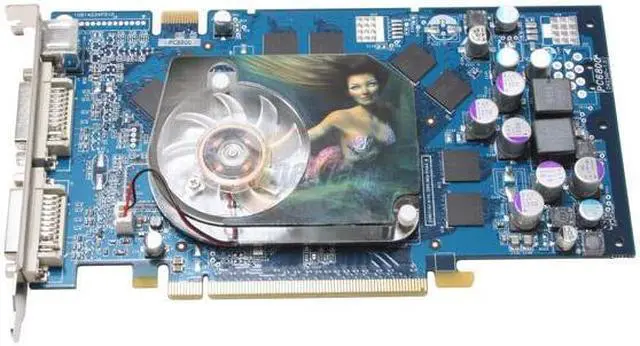 Alt view image 2 of 5 - Albatron GeForce 6800 128MB DDR PCI Express x16 SLI Support Graphics Card PC6800-128MB PCIE