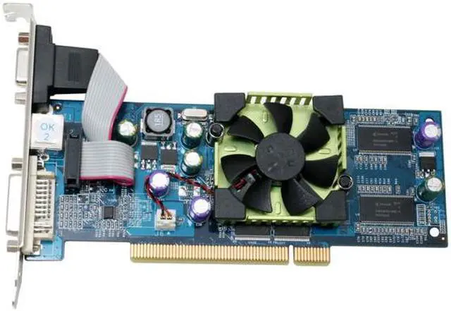 Alt view image 2 of 5 - Albatron Geforce 6200A 128MB DDR PCI 2.1 Graphics Card PCI-6200ALP