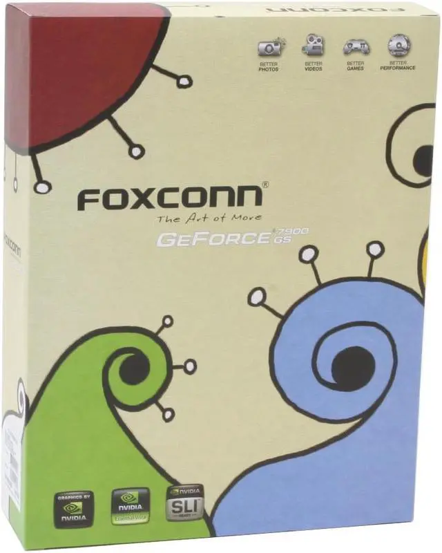 Alt view image 8 of 8 - Foxconn GeForce 7900GS 256MB GDDR3 PCI Express x16 SLI Support Graphics Card FV-N79SM2D2
