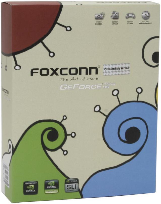 Alt view image 8 of 8 - Foxconn GeForce 7900GS 256MB GDDR3 PCI Express x16 SLI Support Graphics Card FV-N79SM2D2-OC