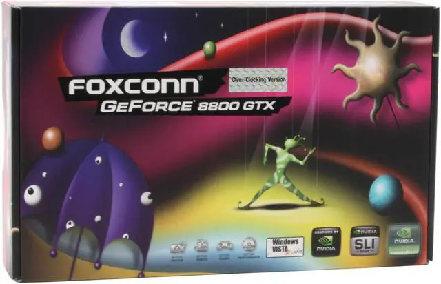 Alt view image 8 of 8 - Foxconn GeForce 8800 GTX 768MB GDDR3 PCI Express x16 SLI Support Graphics Card FV-N88XMAD2-ONOC