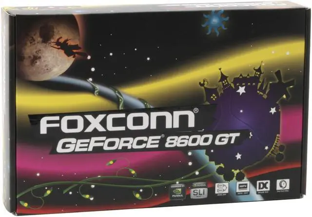 Alt view image 7 of 7 - Foxconn 8600GT-256 GeForce 8600GT 256MB 128-bit GDDR3 PCI Express x16 SLI Supported Video Card