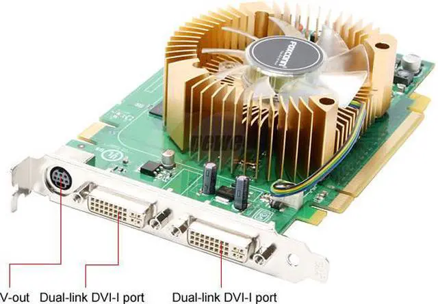 Alt view image 2 of 7 - Foxconn GeForce 8600 GT 256MB GDDR3 PCI Express x16 SLI Support Graphics Card 8600GT-256OC
