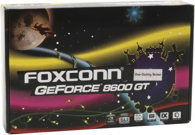 Alt view image 7 of 7 - Foxconn GeForce 8600 GT 256MB GDDR3 PCI Express x16 SLI Support Graphics Card 8600GT-256OC