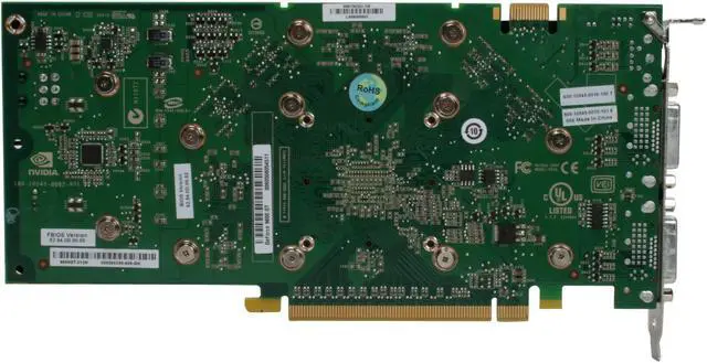 Alt view image 3 of 8 - Foxconn GeForce 9600 GT 512MB GDDR3 PCI Express 2.0 x16 SLI Support Graphics Card FV-N96TM3D2-ON