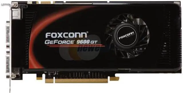 Alt view image 3 of 6 - Foxconn GeForce 9600 GT 512MB GDDR3 PCI Express 2.0 x16 SLI Support Graphics Card 9600GT-512