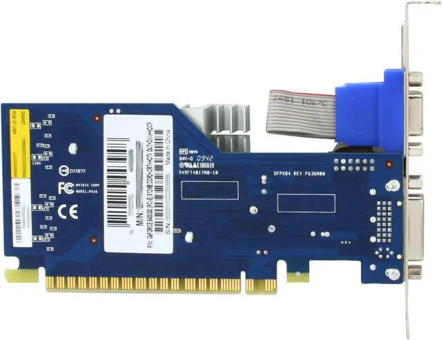 Alt view image 4 of 5 - SPARKLE GeForce 8400 GS 512MB GDDR2 PCI Express x16 Graphics Card SF-PX84GS512U2-HP Passive