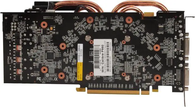 Alt view image 4 of 6 - SPARKLE Calibre Series P980 GeForce 9800 GT OC Dual Fly 512MB 256-bit GDDR3 PCI Express 2.0 x16 HDCP Ready SLI Supported Video Card
