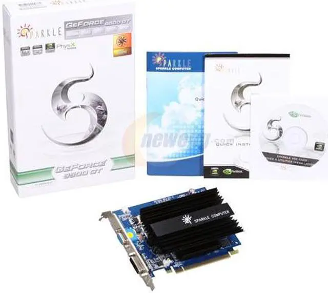 Alt view image 5 of 5 - SPARKLE GeForce 9500 GT 1GB GDDR2 PCI Express 2.0 x16 Graphics Card SFPX95GT1024U2H