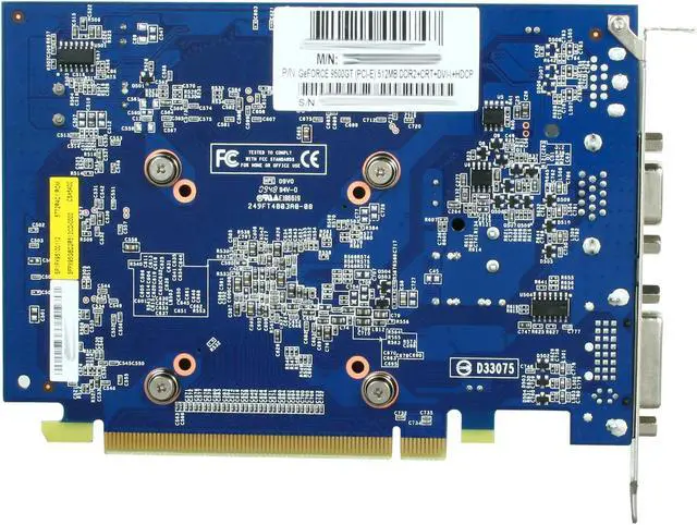 Alt view image 4 of 5 - SPARKLE GeForce 9500 GT 512MB DDR2 PCI Express 2.0 x16 Graphics Card SFPX95GT512U2HP
