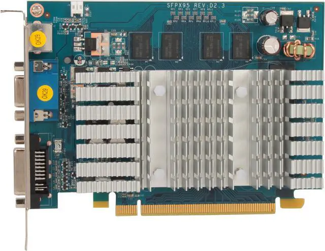 Alt view image 3 of 5 - SPARKLE GeForce 9400 GT 512MB GDDR2 PCI Express 2.0 x16 Graphics Card SFPX94GT512U2