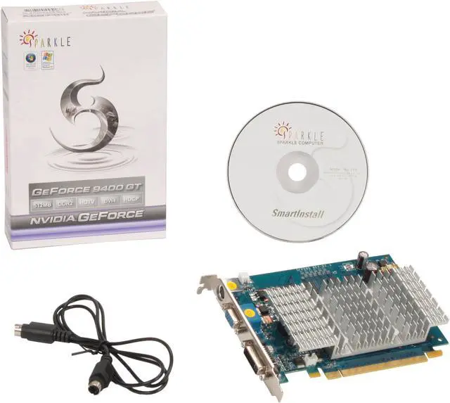 Alt view image 5 of 5 - SPARKLE GeForce 9400 GT 512MB GDDR2 PCI Express 2.0 x16 Graphics Card SFPX94GT512U2