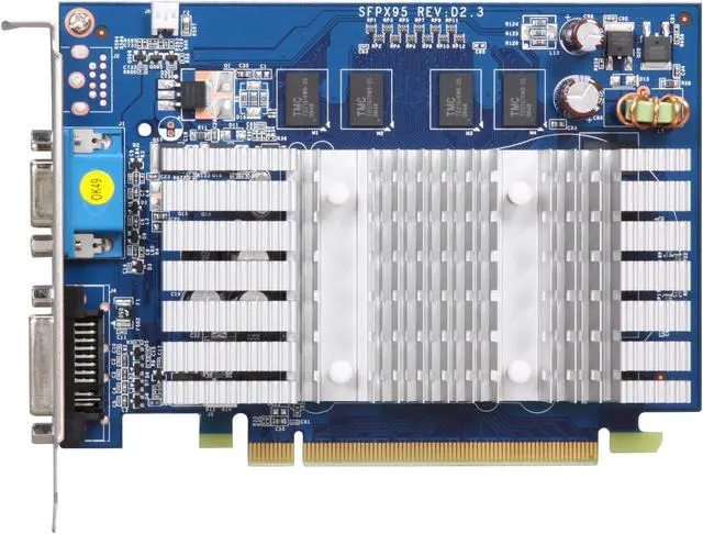 Alt view image 3 of 5 - SPARKLE GeForce 9400 GT 1GB DDR2 PCI Express 2.0 x16 Graphics Card SFPX94GT1024U2