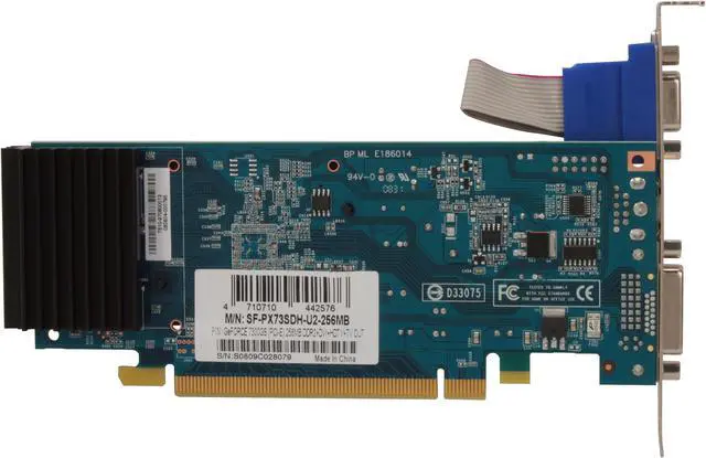 Alt view image 4 of 5 - SPARKLE GeForce 7300GS 256MB GDDR2 PCI Express x16 Graphics Card SFPX73SDHU2256M