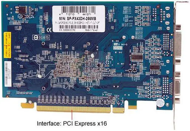 Alt view image 4 of 5 - SPARKLE GeForce 6600 256MB GDDR2 PCI Express x16 Graphics Card SPPX43DH256MB