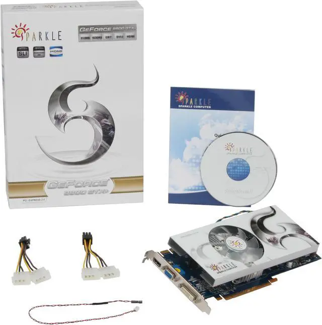 Alt view image 6 of 6 - SPARKLE GeForce 9800 GTX+ 512MB GDDR3 PCI Express 2.0 x16 SLI Support Graphics Card SFPX98GTX+512D3