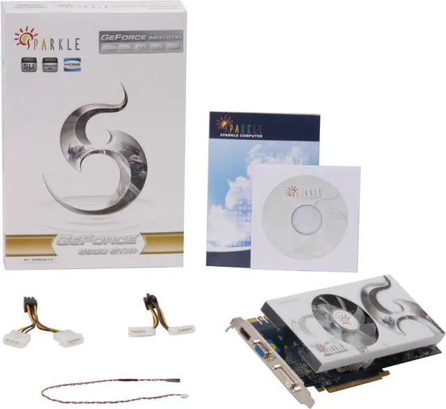 Alt view image 6 of 6 - SPARKLE GeForce 9800 GTX+ 1GB GDDR3 PCI Express 2.0 x16 SLI Support Graphics Card SX98GP1024D3-NM