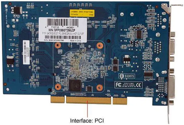 Alt view image 4 of 5 - SPARKLE GeForce 8500 GT 256MB GDDR2 PCI Graphics Card SFPC85GT256U2P