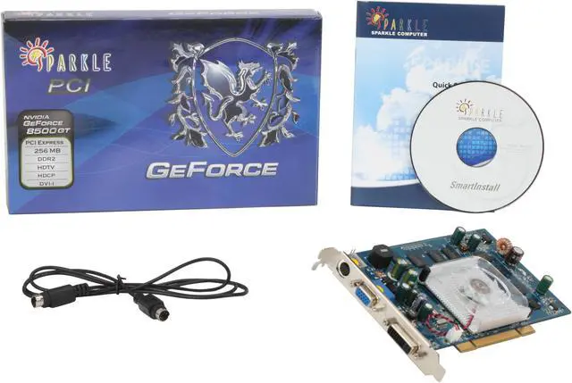 Alt view image 5 of 5 - SPARKLE GeForce 8500 GT 256MB GDDR2 PCI Graphics Card SFPC85GT256U2P