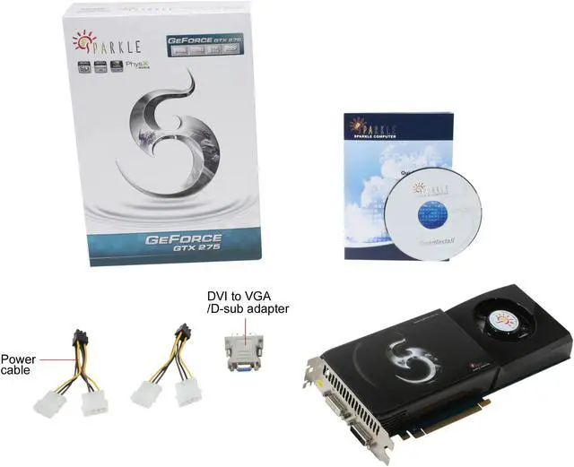 Alt view image 5 of 5 - SPARKLE GeForce GTX 275 896MB GDDR3 PCI Express 2.0 x16 SLI Support Graphics Card SXX275896D3-VP