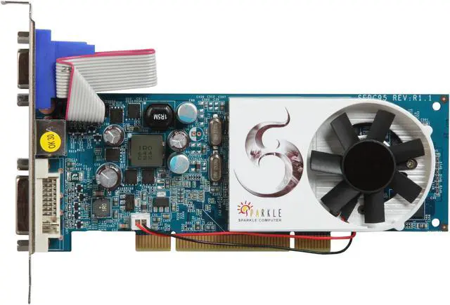 Alt view image 3 of 5 - SPARKLE GeForce 9500 GT 512MB DDR2 PCI Low Profile Ready Graphics Card SP95GT512D2L-HP