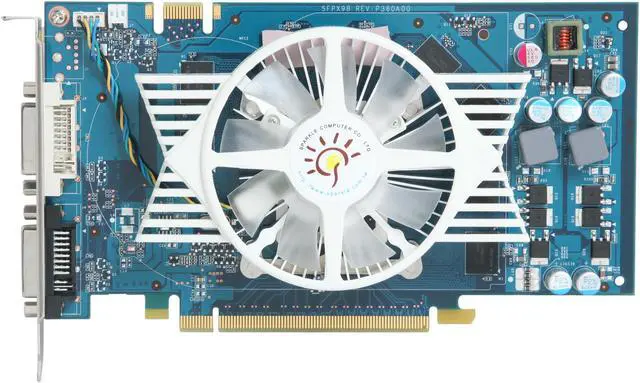 Alt view image 3 of 5 - SPARKLE GeForce 9800 GT 1GB GDDR3 PCI Express 2.0 x16 SLI Support Graphics Card SX98GT1024D3GVP