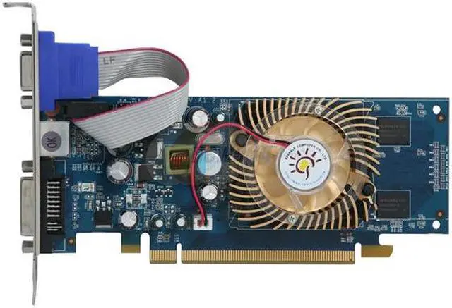 Alt view image 3 of 5 - SPARKLE GeForce 8400 GS 256MB DDR2 PCI Express x16 Low Profile Ready Graphics Card SFPX84GS256U2LF