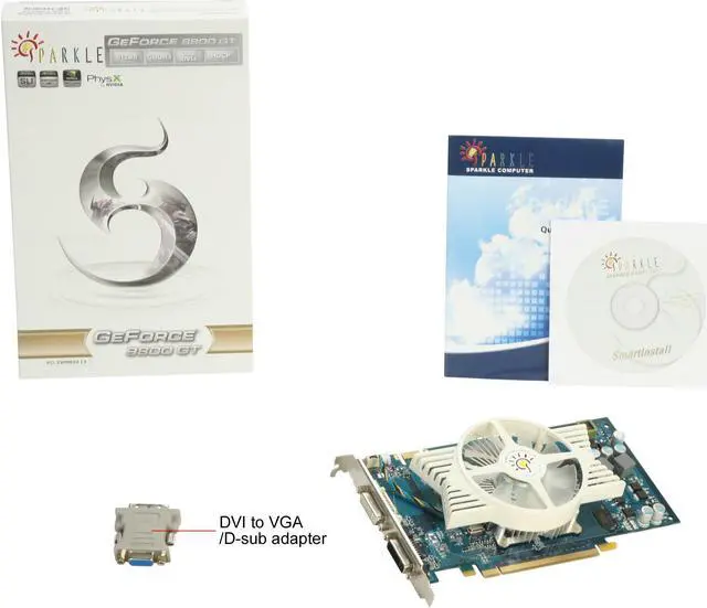 Alt view image 5 of 5 - SPARKLE GeForce 9800 GT 512MB GDDR3 PCI Express 2.0 x16 SLI Support Graphics Card SX98GT512D3G-VP
