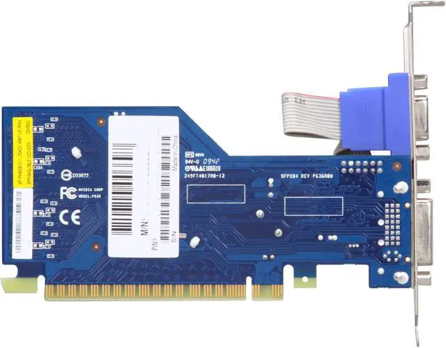 Alt view image 4 of 5 - SPARKLE GeForce 8400 GS 512MB DDR2 PCI Express 2.0 x16 Low Profile Graphics Card SX84GS512D2LDPP