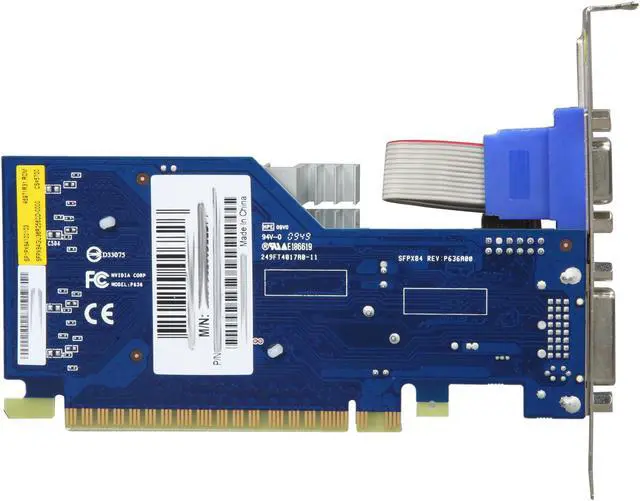 Alt view image 4 of 5 - SPARKLE GeForce 8400 GS 256MB DDR2 PCI Express 2.0 x16 Low Profile Ready Graphics Card SX84GS256D2LDPP