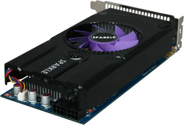 Alt view image 4 of 5 - SPARKLE GeForce GTX 460 (Fermi) 768MB GDDR5 PCI Express 2.0 x16 SLI Support Graphics Card SXX460768D5UNM