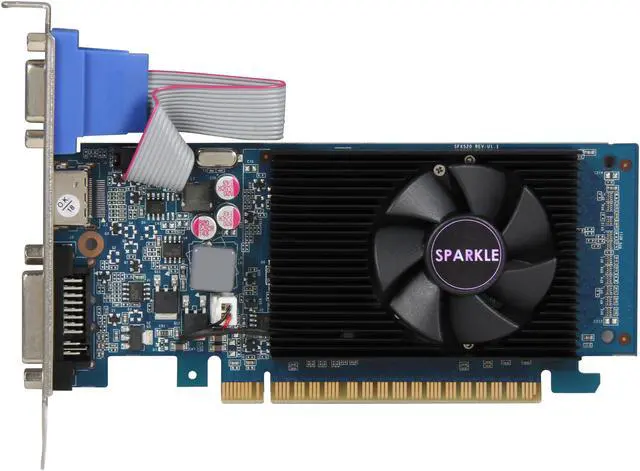 Alt view image 3 of 5 - SPARKLE GeForce 8400 GS 1GB DDR3 PCI Express 2.0 x16 Low Profile Graphics Card SX84GS1024S3LNM