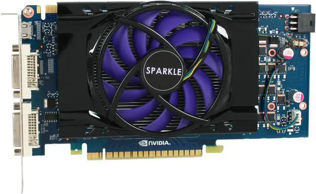 Alt view image 3 of 6 - SPARKLE GeForce GTS 450 (Fermi) 1GB GDDR5 PCI Express 2.0 x16 SLI Support Graphics Card SXS4501024D5SNM