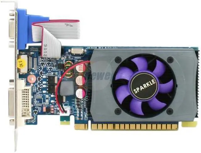 Alt view image 3 of 5 - SPARKLE GeForce GT 430 (Fermi) 1GB DDR3 PCI Express 2.0 x16 Low Profile Graphics Card SXT4301024S3LNM