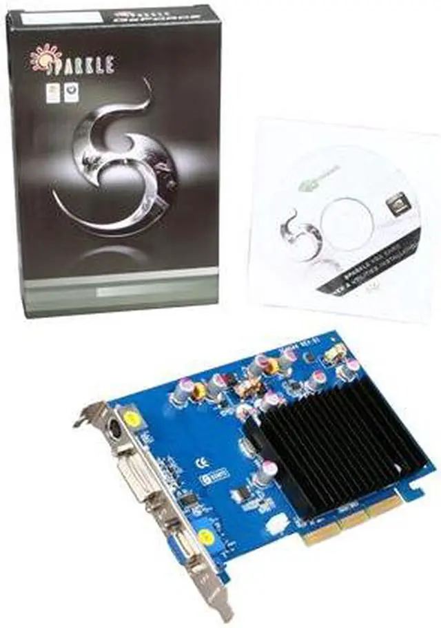 Alt view image 5 of 5 - SPARKLE GeForce 6200 256MB DDR2 AGP 8X Graphics Card 700016