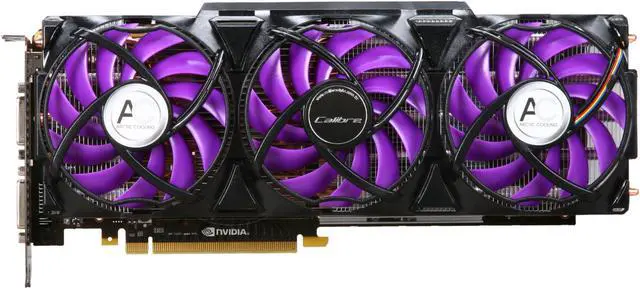 Alt view image 3 of 6 - SPARKLE Calibre Series GeForce GTX 580 (Fermi) 1536MB GDDR5 PCI Express 2.0 x16 SLI Support Graphics Card X580