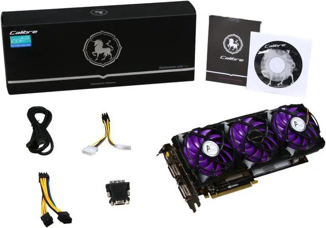 Alt view image 6 of 6 - SPARKLE Calibre Series GeForce GTX 580 (Fermi) 1536MB GDDR5 PCI Express 2.0 x16 SLI Support Graphics Card X580