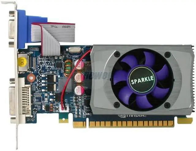Alt view image 3 of 4 - SPARKLE GeForce GT 430 (Fermi) 512MB DDR3 PCI Express 2.0 x16 Low Profile Graphics Card SXT430512S3LNM