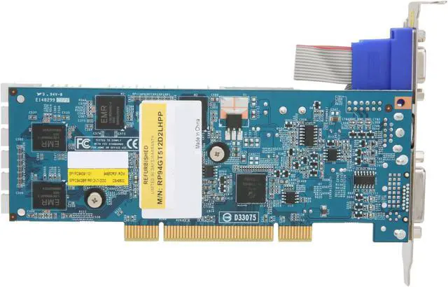 Alt view image 4 of 6 - SPARKLE GeForce 9400 GT 512MB DDR2 PCI Low Profile Ready Graphics Card RP94GT512D2LHPP
