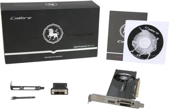 Alt view image 6 of 6 - SPARKLE Calibre Series GeForce GT 520 (Fermi) 2GB DDR3 PCI Express 2.0 x16 Low Profile Ready Graphics Card X520 King