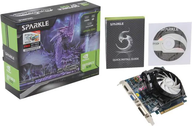 Alt view image 5 of 5 - SPARKLE GeForce GT 630 4GB DDR3 PCI Express 2.0 x16 Graphics Card 700005