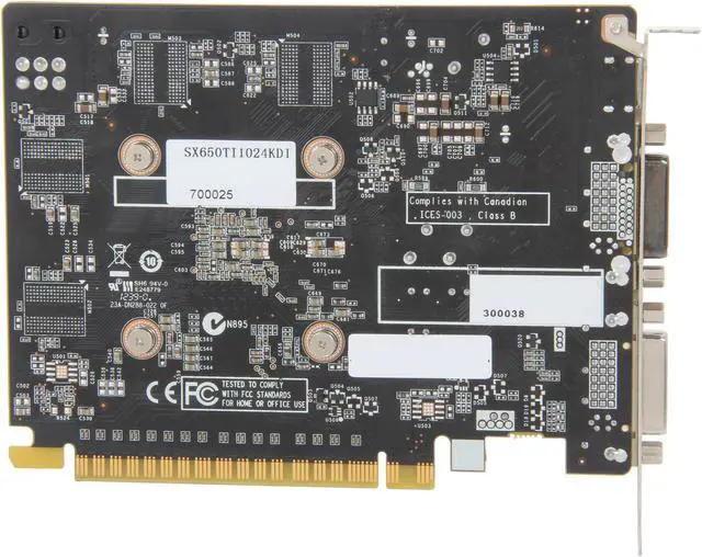 Alt view image 4 of 6 - SPARKLE GeForce GTX 650 Ti 1GB GDDR5 PCI Express 3.0 Graphics Card 700025 (SX650TI1024KD)