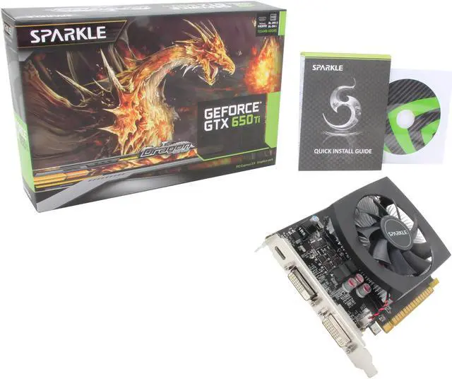 Alt view image 6 of 6 - SPARKLE GeForce GTX 650 Ti 1GB GDDR5 PCI Express 3.0 Graphics Card 700025 (SX650TI1024KD)