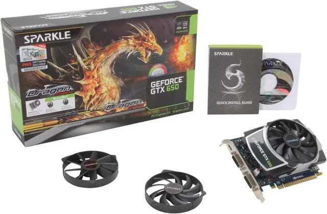 Alt view image 6 of 6 - SPARKLE GeForce GTX 650 1GB GDDR5 PCI Express 3.0 Graphics Card 700026 (SX650C1024KDDA)