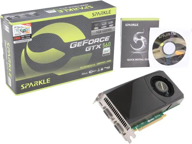 Alt view image 6 of 6 - SPARKLE GeForce GTX 560 SE (Fermi) 1GB Graphics Card 700032