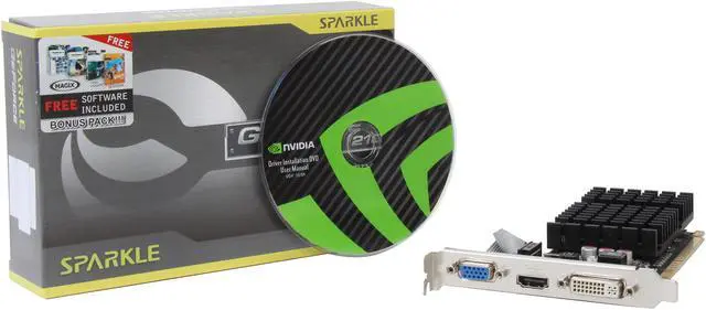 Alt view image 5 of 5 - SPARKLE GeForce 210 Series GeForce 210 1GB PCI Express x16 Graphics Card 700039