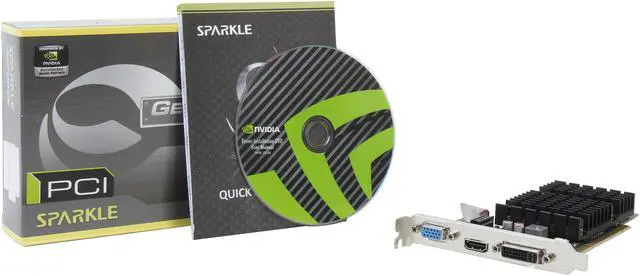 Alt view image 5 of 5 - SPARKLE PCI Series GeForce 210 512MB PCI Graphics Card 700040