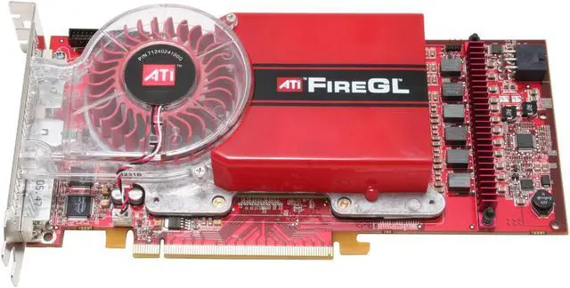 Alt view image 2 of 6 - AMD FireGL V7350 100-505143 1GB 512-bit GDDR3 PCI Express x16 Graphics Card