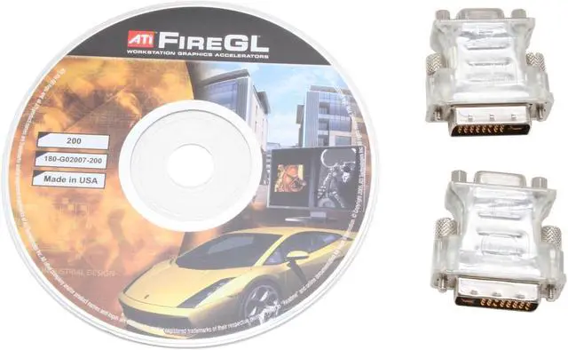 Alt view image 5 of 6 - AMD FireGL V3300 100-505135 128MB GDDR2 PCI Express x16 Graphics Card